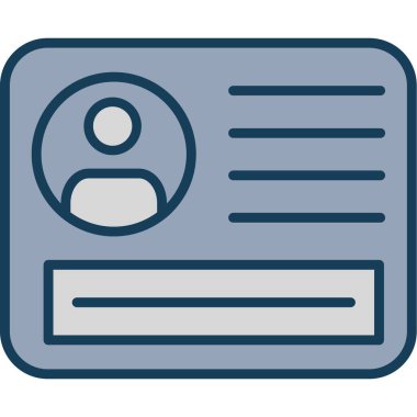 Modern simgenin vektör illüstrasyonu