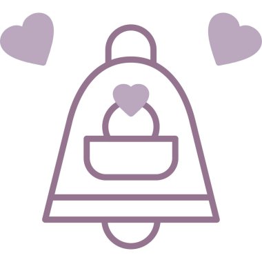 Aşk simgesi vektör illüstrasyonu