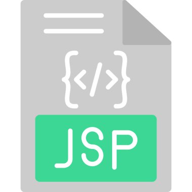 dosya biçimi simgesi, vektör illüstrasyonu