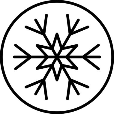 Kış kar taneleri. Basit resimleme