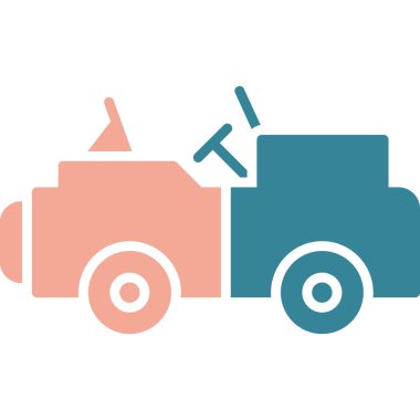 Kamyon. Web simgesi basit illüstrasyon