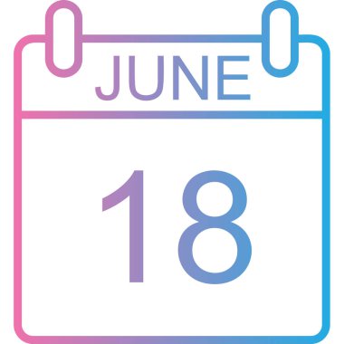 Takvim Kabartma Simgesi Tasarımı