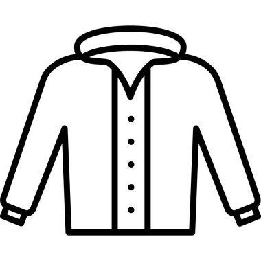 Gömlek simgesi, basit tasarım