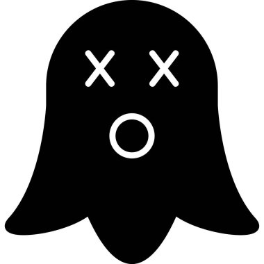 hayalet vektör çizgisi simgesi