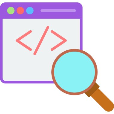 Web simgesi, vektör illüstrasyonu