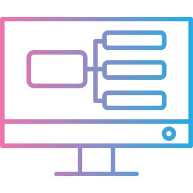 Web sunucusu. Basit illüstrasyon