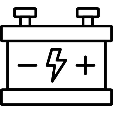 pil simgesi. özet çizimi