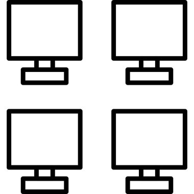 bilgisayar vektör simgesi belirlendi