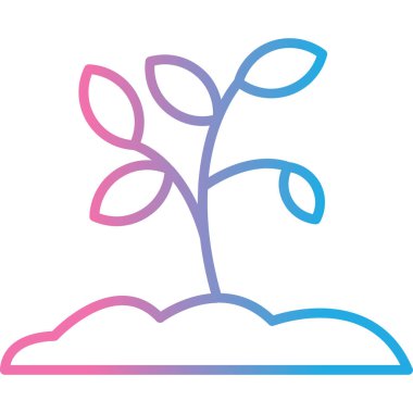 Çiçek. Web simgesi basit tasarım