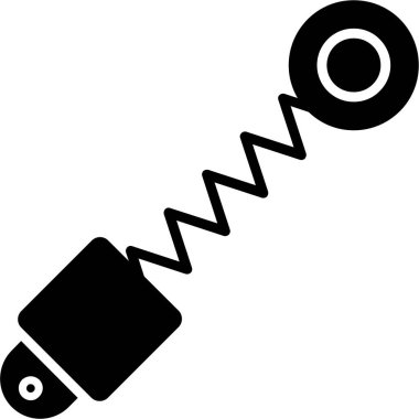 elektrik dolgu vektörü simgesi