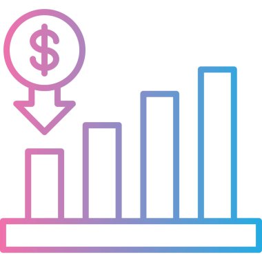 grafik ikonu vektör illüstrasyonu
