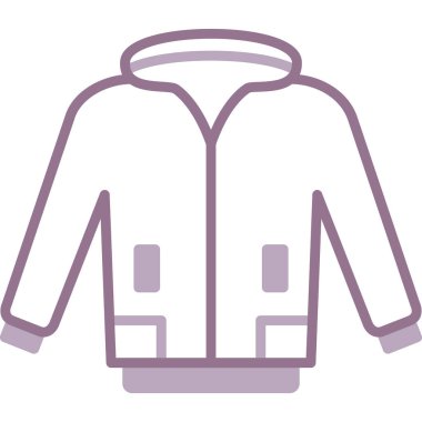 Kıyafetler. Web simgesi basit illüstrasyon