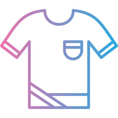 Gömlek. Web simgesi basit illüstrasyon