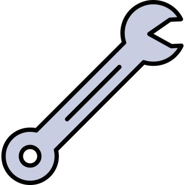 Tornavida simgesi, vektör illüstrasyonu