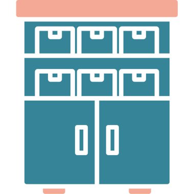 Çizgi film simgesinin vektör çizimi