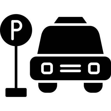 Park yeri simgesi, basit biçim