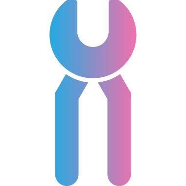 Beyaz üzerine insan simgesinin vektör illüstrasyonu