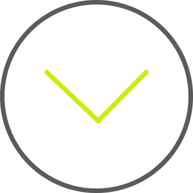 Zaman doldu. Web simgesi basit illüstrasyon