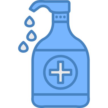 alkollü içecek su simgesi doldurulmuş taslak biçiminde