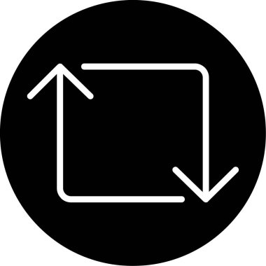 ok simgesi vektör illüstrasyonu