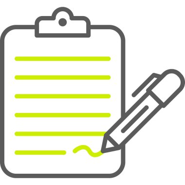 Belge. Web simgesi basit illüstrasyon