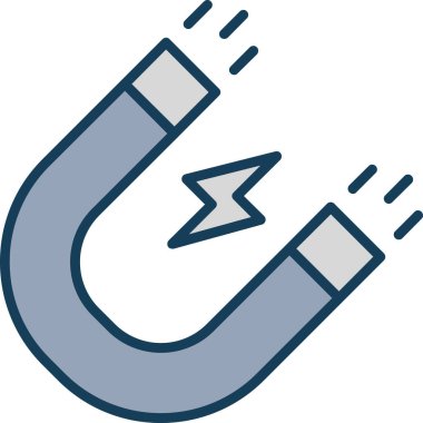 magnet icon, vector illustration