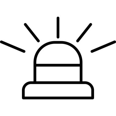 ampul simgesi vektör illüstrasyonu