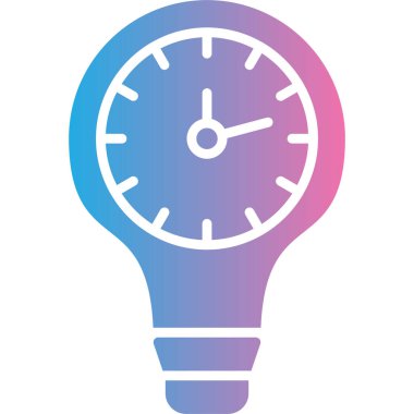 Alarm saati simgesi vektör çizimi tasarımı