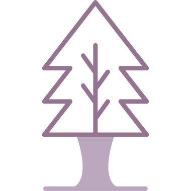 Ağaç. Web simgesi basit illüstrasyon