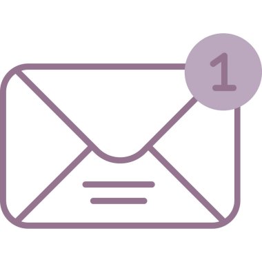 E- posta simgesi vektör illüstrasyonu