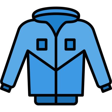kış ceketi illüstrasyonu