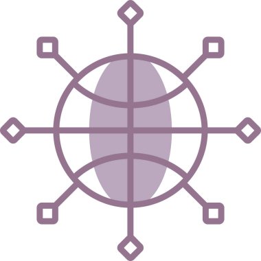 genel ağ vektör simgesi