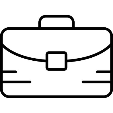 çanta dosya simgesi, vektör illüstrasyon tasarımı