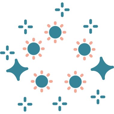 Bir yıldızın vektör illüstrasyonu