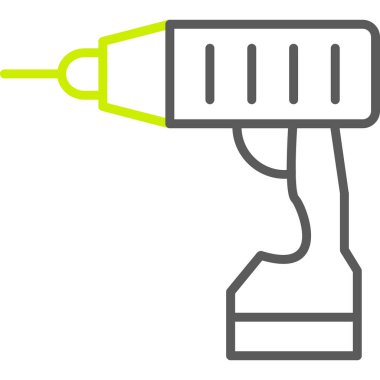 Tornavida. Web simgesi basit illüstrasyon
