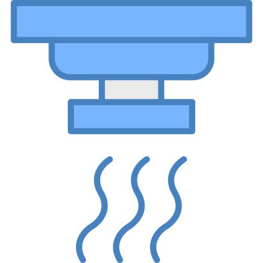 Duş. Web simgesi basit illüstrasyon