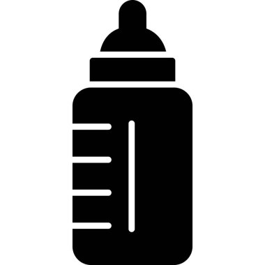 Bebek Şişesinin Vektör Resimleri, Basit Simge