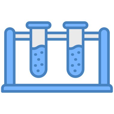 test tüpleri sıvı ile