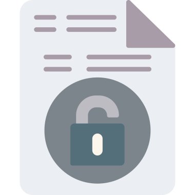 ikon vektör illüstrasyonunu kilitle