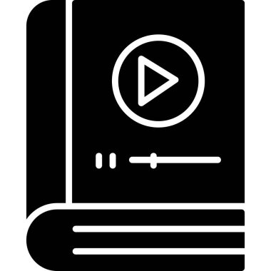 ses oynatıcı simgesi, vektör illüstrasyonu