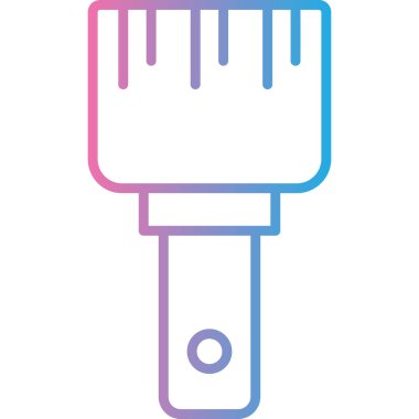 fırça. Web simgesi basit illüstrasyon