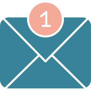 zarf simgesi vektör illüstrasyonu