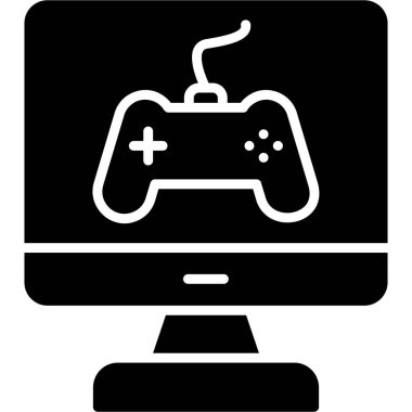 Oyun simgesi, vektör illüstrasyonu