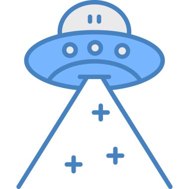 ufo. Web simgesi basit illüstrasyon