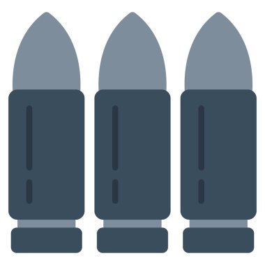 Kurşun ikonu. düz tasarım vektör çizimi