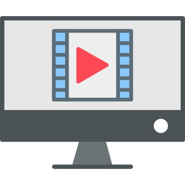 Video oynatıcı. basit vektör