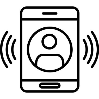 - Telefon. Web simgesi basit tasarım