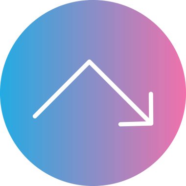 ok simgesinin vektör illüstrasyonu