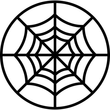 Örümcek ağı vektör simgesi