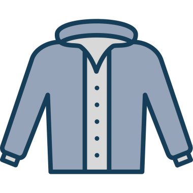 shirt simgesi vektör illüstrasyonu